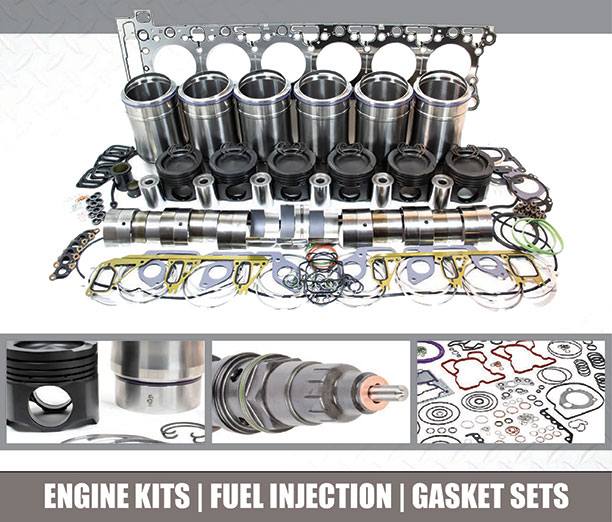 automotive diesel parts, engine kits, fuel injection, and gaskets sets photo